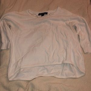 White Sweater with design on the back